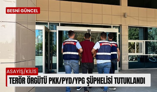 Terör örgütü PKK/PYD/YPG şüphelisi tutuklandı