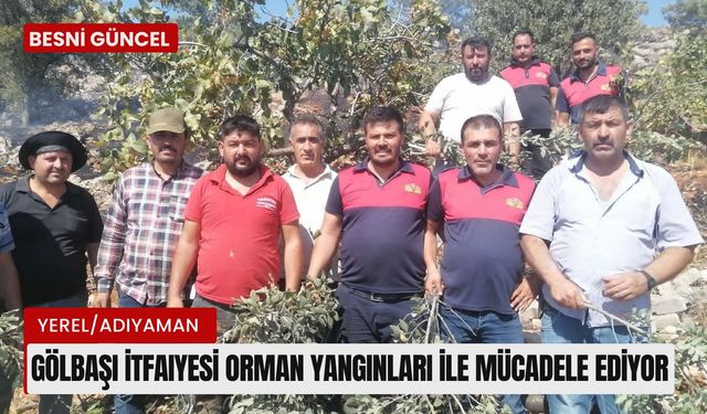 Gölbaşı İtfaiyesi orman yangınları ile mücadele ediyor