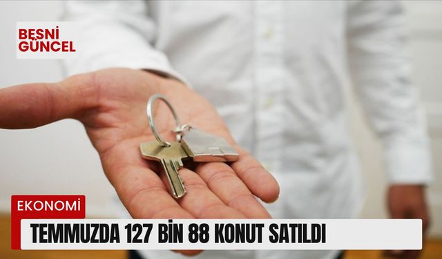 Türkiye'de temmuzda 127 bin 88 konut satıldı