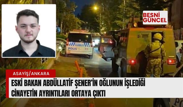 Eski Bakanın oğlu dehşet saçtı