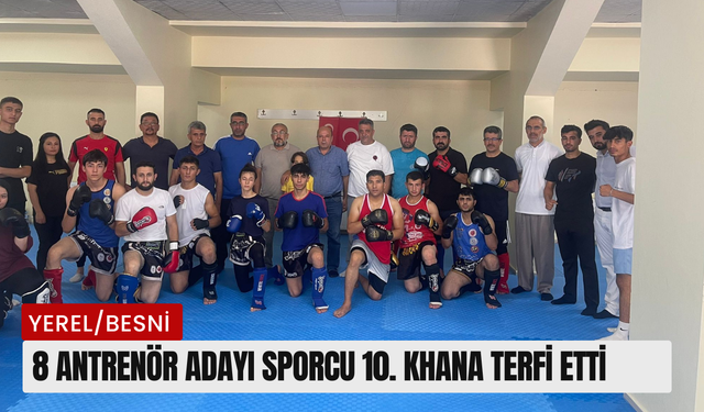 8 Antrenör adayı sporcu 10. Khana terfi etti