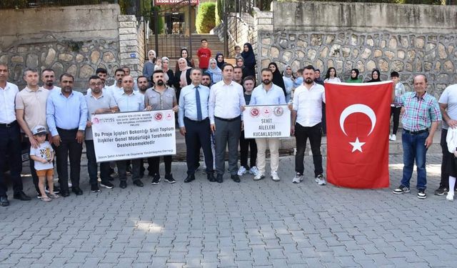 Sason'da şehit aileleri için gezi düzenlendi