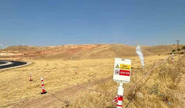 Siirt’te karbondioksit gaz hattında sızıntı