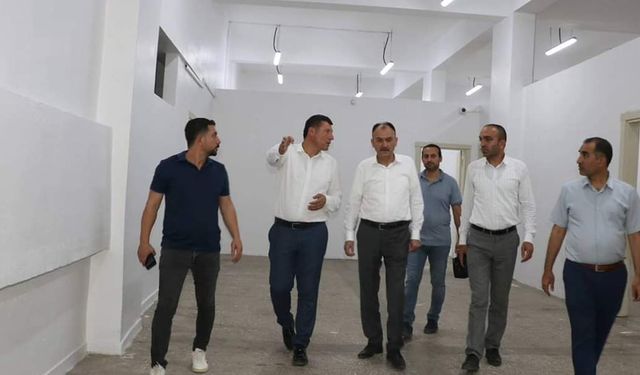 Şırnak Milli Eğitim Müdürü Bilal Yılmaz Çandıroğlu, kursları ziyaret etti