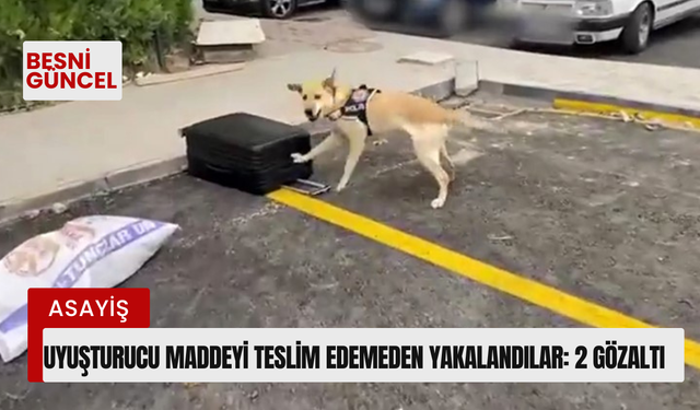 Uyuşturucu maddeyi teslim edemeden yakalandılar: 2 gözaltı