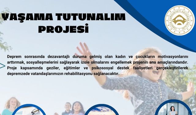 Adıyaman'da 'Yaşama Tutunalım Projesi' başlıyor