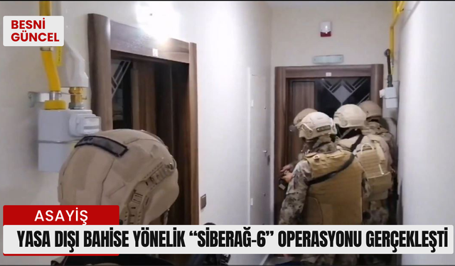 Yasa dışı bahise yönelik “Siberağ-6” operasyonu gerçekleşti