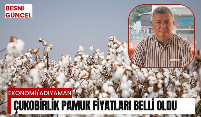 Çukobirlik Pamuk Fiyatları Belli Oldu