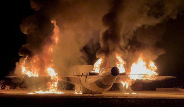 Adıyaman Havalimanı'nda yangın tatbikatı yapıldı