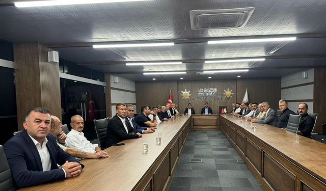 İl Başkanı Uncu'ya, Muhtarlar Derneğinden ziyaret