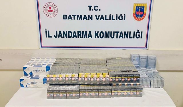 2 bin 200 paket gümrük kaçağı sigara ele geçirildi