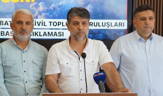 Batman'da STK'dan İsrail'in Lübnan'a yönelik saldırılarına tepki