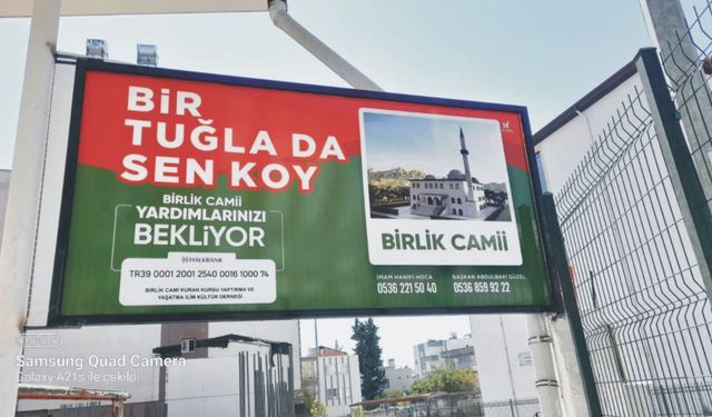 Birlik camisi hayırseverlerin desteğini bekliyor