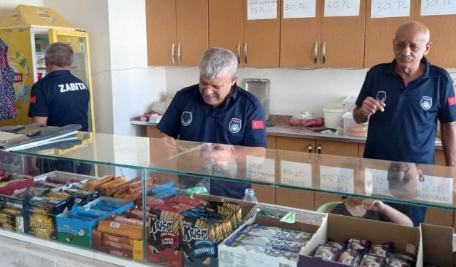 Kahta Belediyesi Zabıta Ekipleri'nden okul kantinlerine sıkı denetim