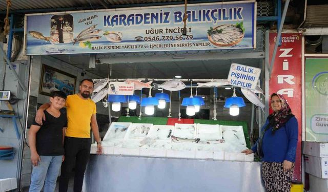 Kilis’te balıklar tezgahtaki yerlerini aldı