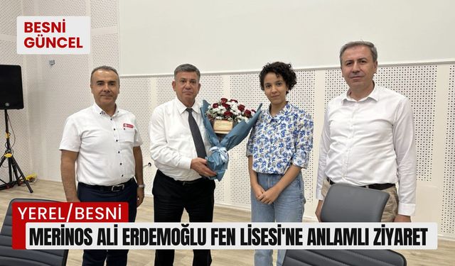 Merinos Ali Erdemoğlu Fen Lisesi'ne Anlamlı Ziyaret