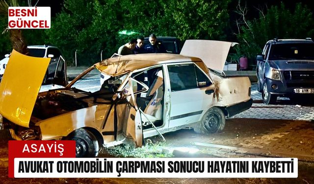 Avukat otomobilin çarpması sonucu hayatını kaybetti