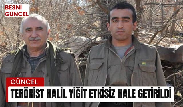 Terörist Halil Yiğit Etkisiz Hale Getirildi