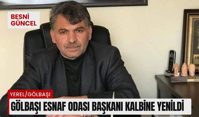 Gölbaşı Esnaf odası başkanı kalbine yenildi