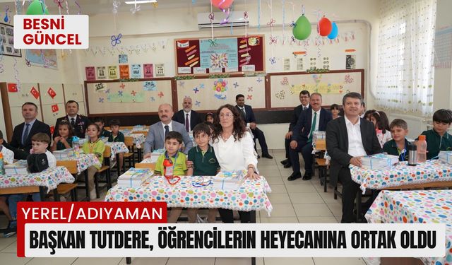 Başkan Tutdere, öğrencilerin heyecanına ortak oldu