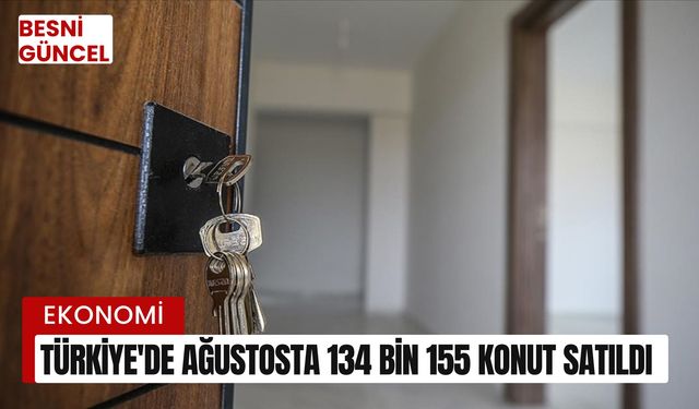 Türkiye'de ağustosta 134 bin 155 konut satıldı