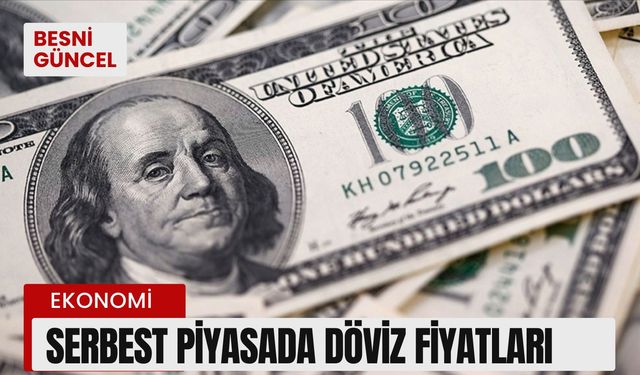 Serbest piyasada döviz fiyatları 04.09.2024