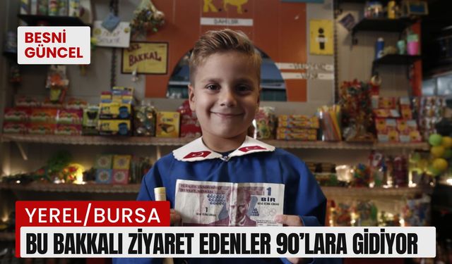 Bu bakkalı ziyaret edenler 90’lara gidiyor