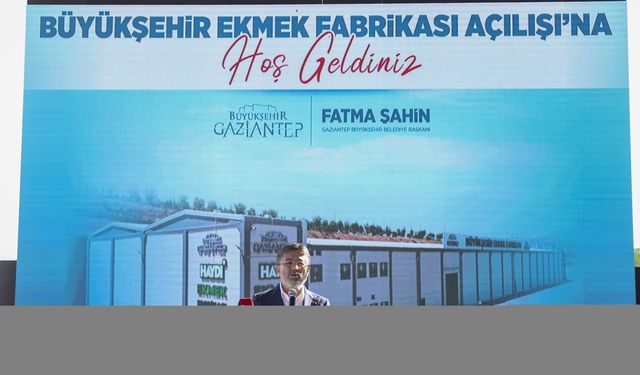 Bakan Yumaklı,  ekmek fabrikasının açılışında konuştu: