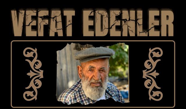 BESNİ'DE VEFAT EDENLER 18.09.2024