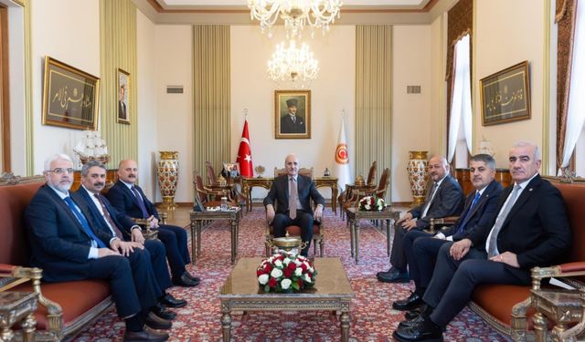 Adıyaman Heyetinden TBMM Başkanı Kurtulmuş’a ziyaret