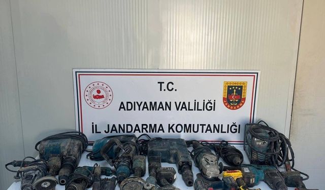 Adıyaman'da inşaat malzemesi çalan şüpheli yakalandı