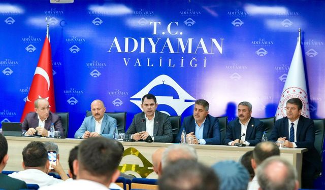 Bakan Kurum: 'Adıyaman Meydan Projesi' hayata geçiyor