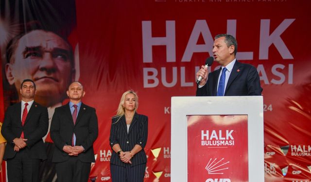 CHP Lideri Özel Kırıkkale'de konuştu