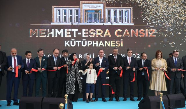 Mehmet-Esra Cansız Kütüphanesi'nin açılışı yapıldı