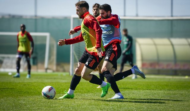 Gaziantep FK, Beşiktaş maçının hazırlıklarını sürdürüyor