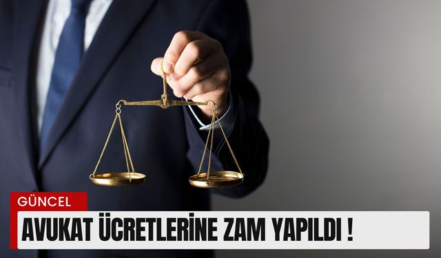 Avukat Ücretlerine Zam Yapıldı !