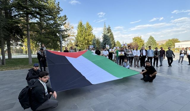 Öğrenci topluluğudan filistin'e destek açıklaması