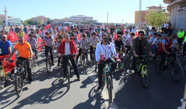 Kahta'da Avrupa Spor Haftası'nda bisiklet etkinliği coşkusu