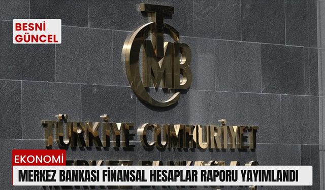 Merkez Bankası Finansal Hesaplar Raporu yayımlandı