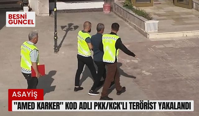 "Amed Karker" kod adlı PKK/KCK'lı terörist yakalandı