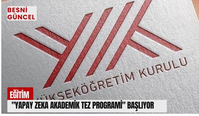 "Yapay Zeka Akademik Tez Programı" başlıyor