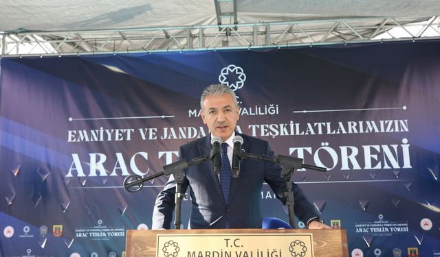 Emniyet ve jandarma teşkilatına 55 araç tahsis edildi