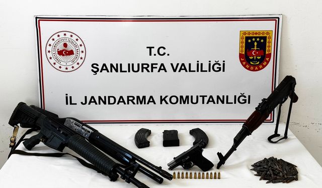 Şanlıurfa'da silah kaçakçılığı operasyonunu yapıldı