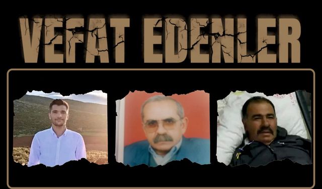 BESNİ'DE VEFAT EDENLER 09.10.2024