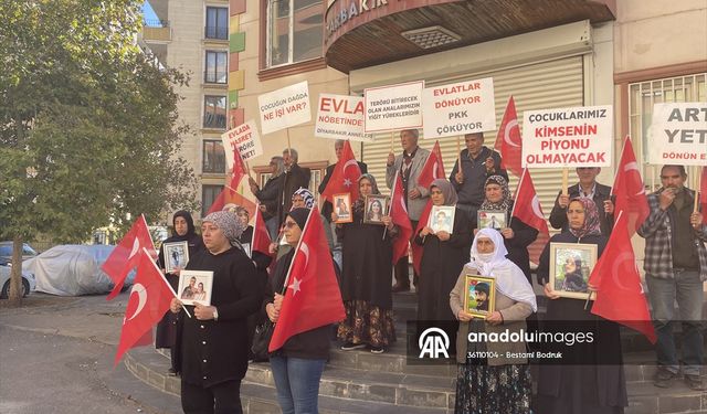 Diyarbakır annelerinin evlat nöbetine iki aile daha katıldı