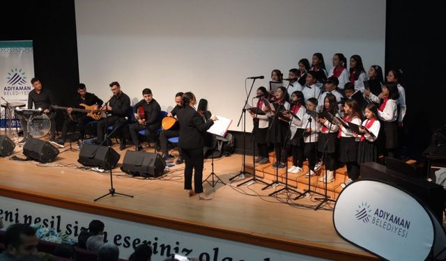 Adıyaman Belediyesi Çocuk Korosu ilk konserini verdi