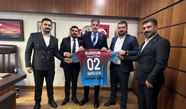 Kahta 02 Spor Kulübü'nden  İshak Şan’a ziyaret