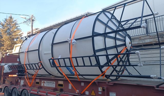 Karmod, Fas'a plastik silo depolama tankları ihraç etti