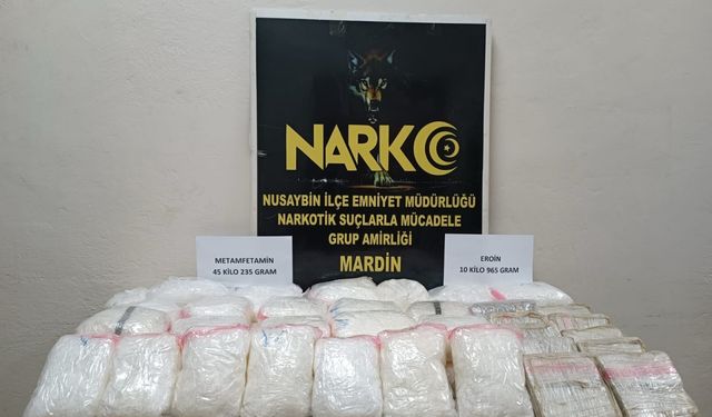 56 kilo 200 gram yasaklı madde ele geçirildi