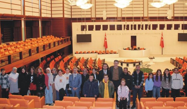 Milletvekili Şan, özel öğrencileri TBMM’de ağırladı